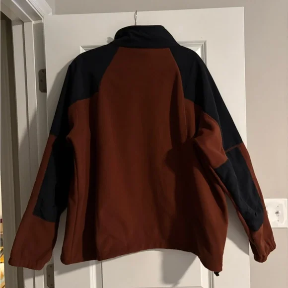 Cabela’s Men’s Orange and Black Fleece Jacket Sz XL - Picture 3 of 6